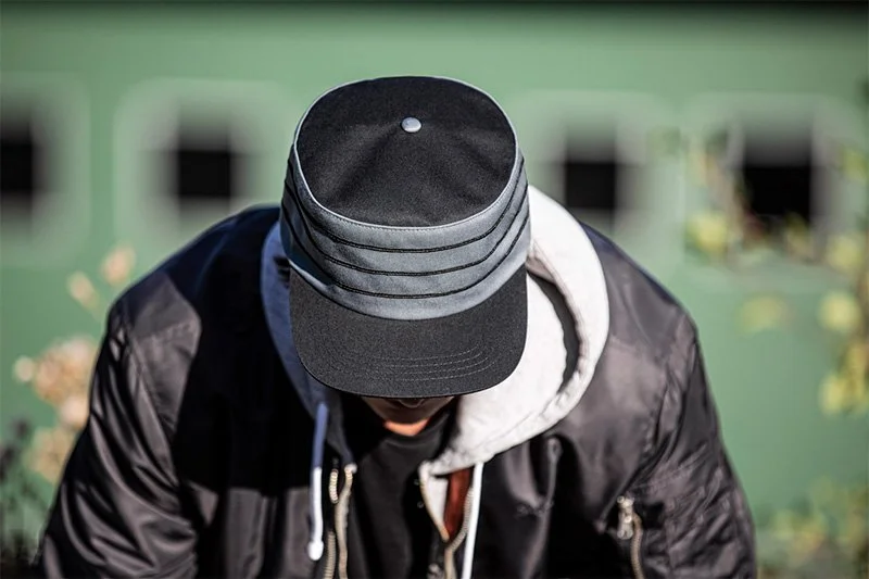 c90-CT // CUSTOM PILLBOX HAT - COTTON TWILL // SNAPBACK — CAPTUER